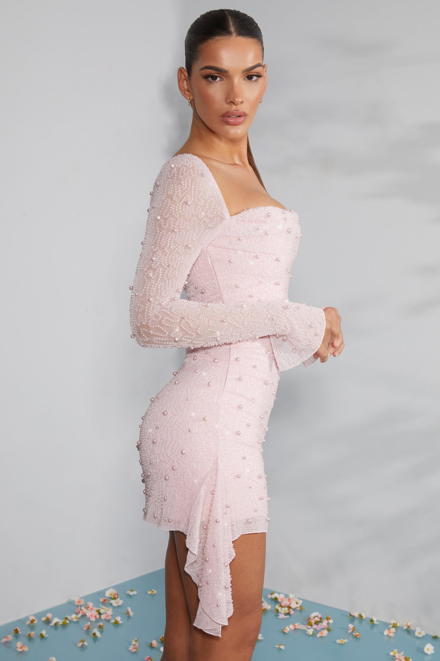 Zaira® | Long Hair Mini Dress