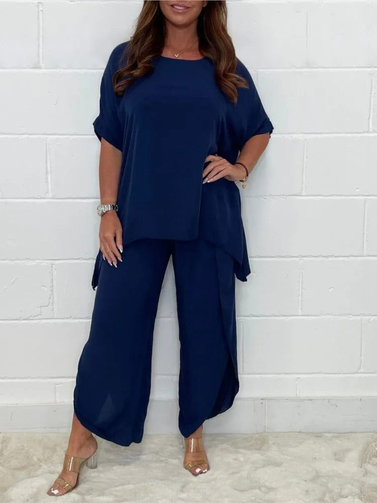 Josefina® | With Oversized Blouse And Wide Trouser Legs