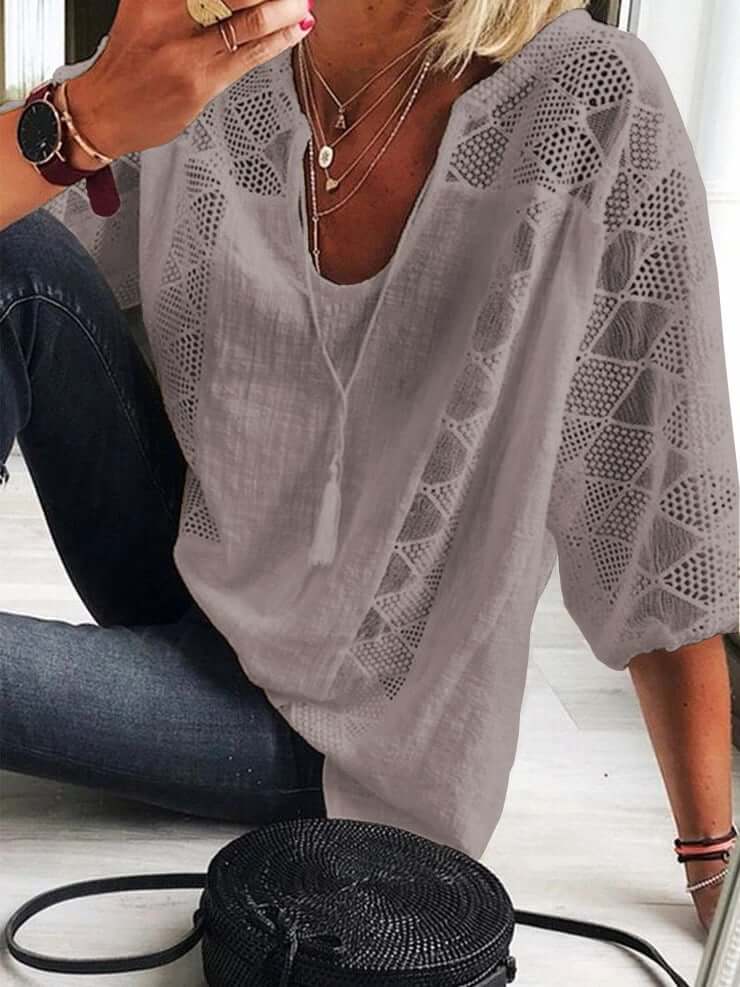 Leila® | Chic Elegante Blouse
