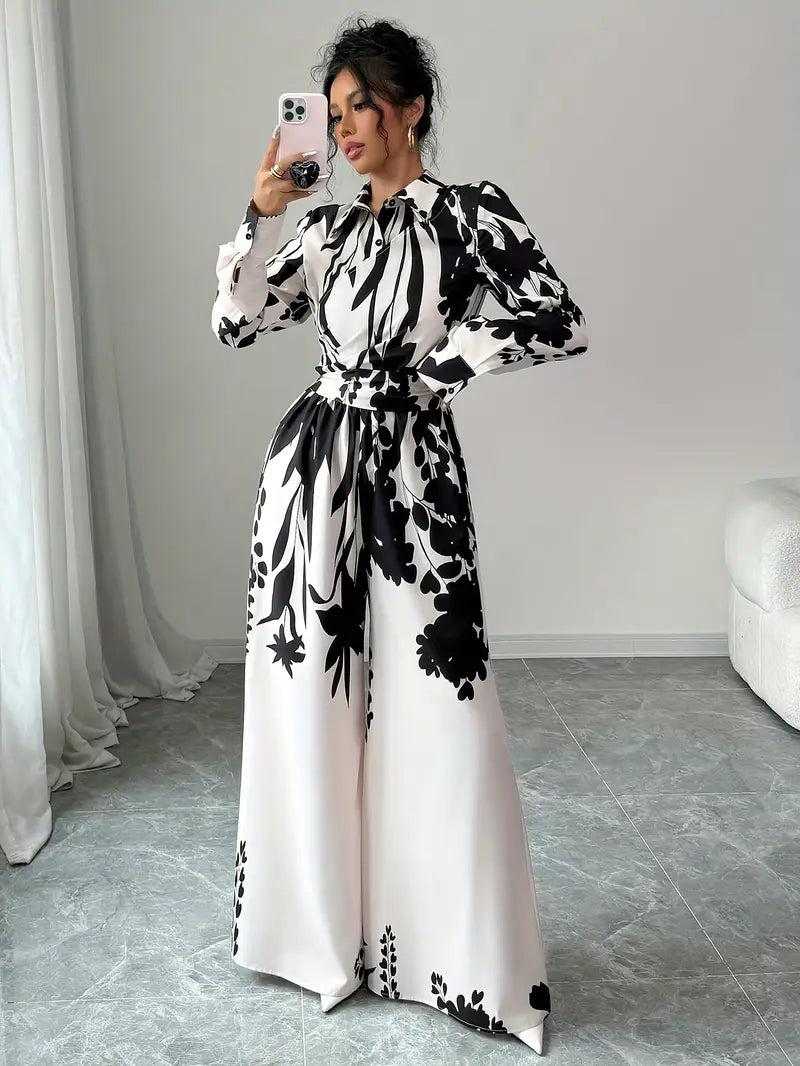 Sole® | Floral Wide Leg Jumpsuit