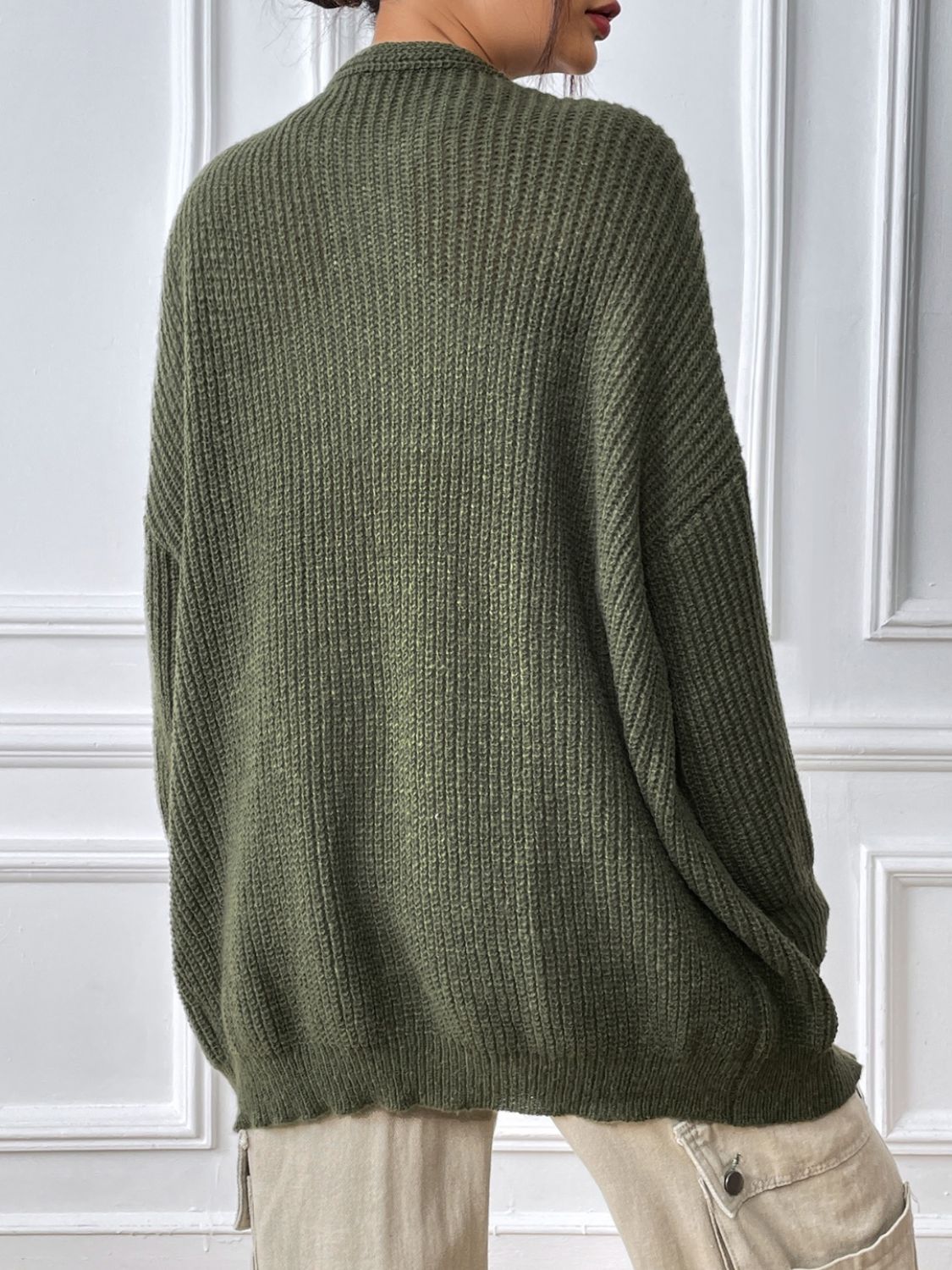 Fabiana | Long sleeve open front cardigan
