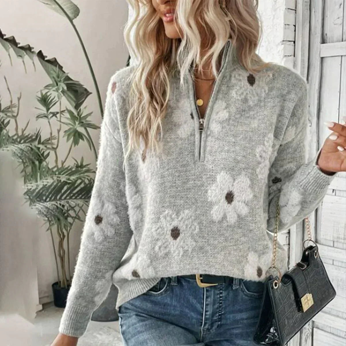 Guillermina | Spring sweater with flowers