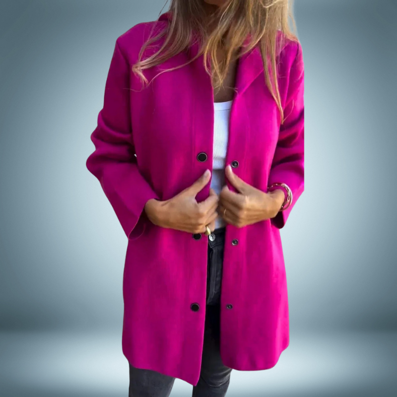 Reina | Elegant trench coat with capuchon