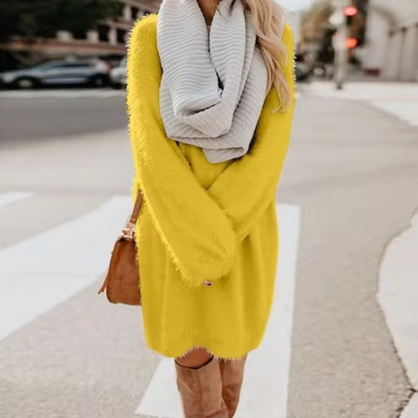 Maria José | Cotton knit sweater dress
