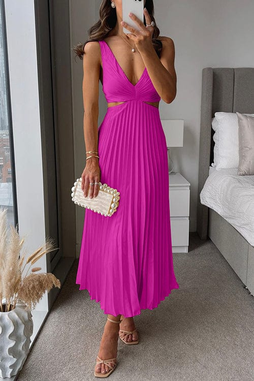 Sydney® | Pleated Dress With Neckline