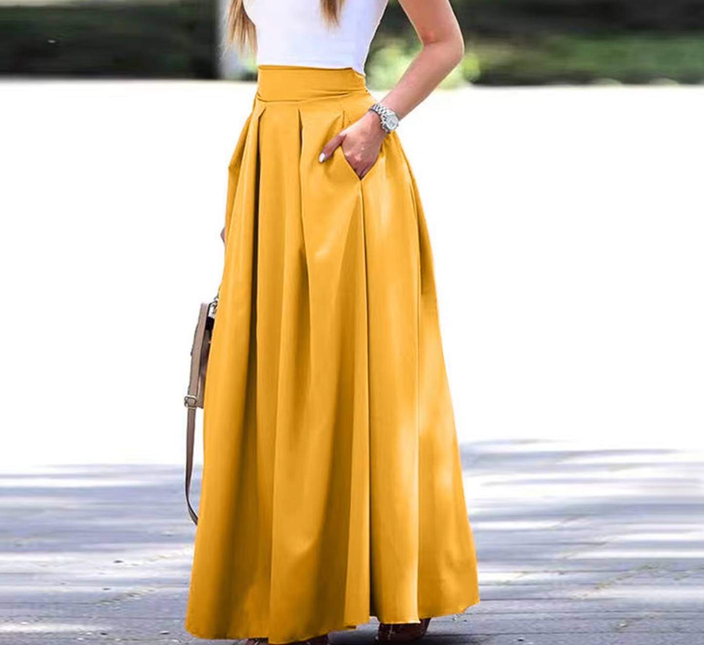 Ilaria® | Elegant, Pleated And Loose Skirt