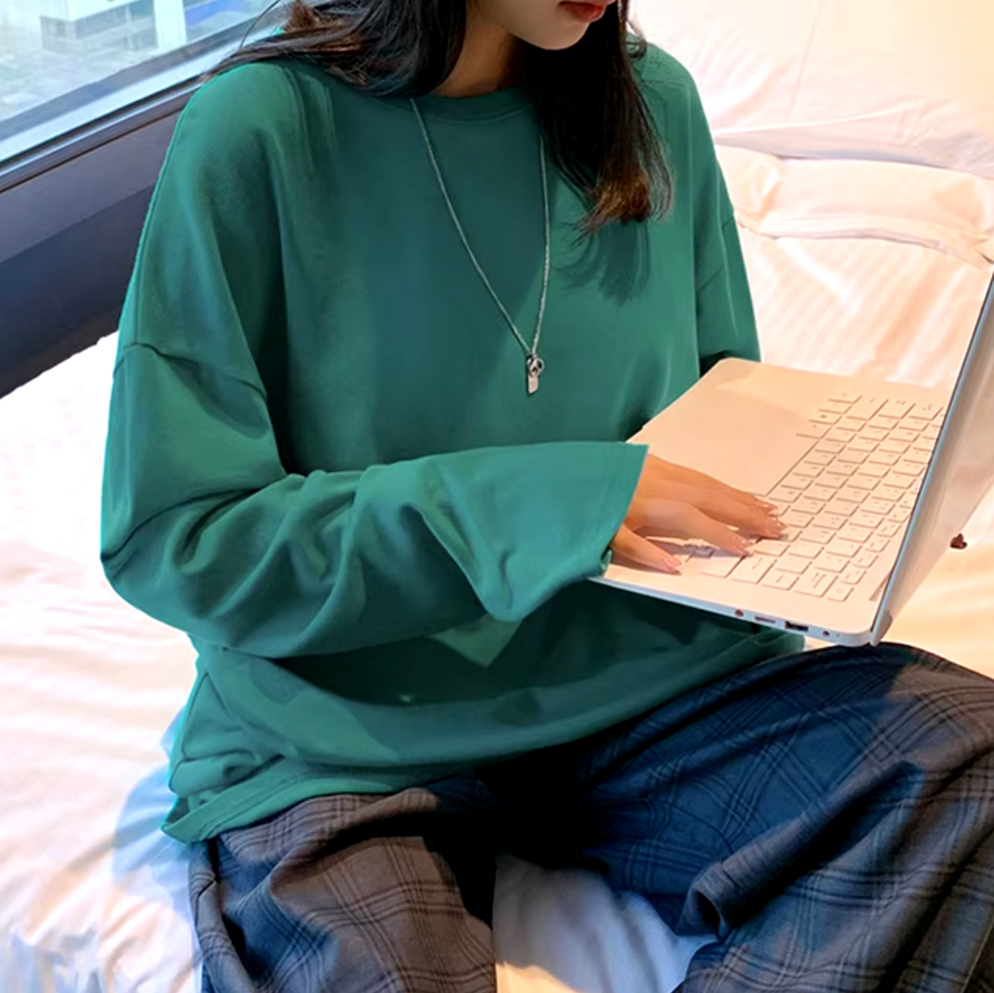 Isabel | Long sleeve cotton t-shirt