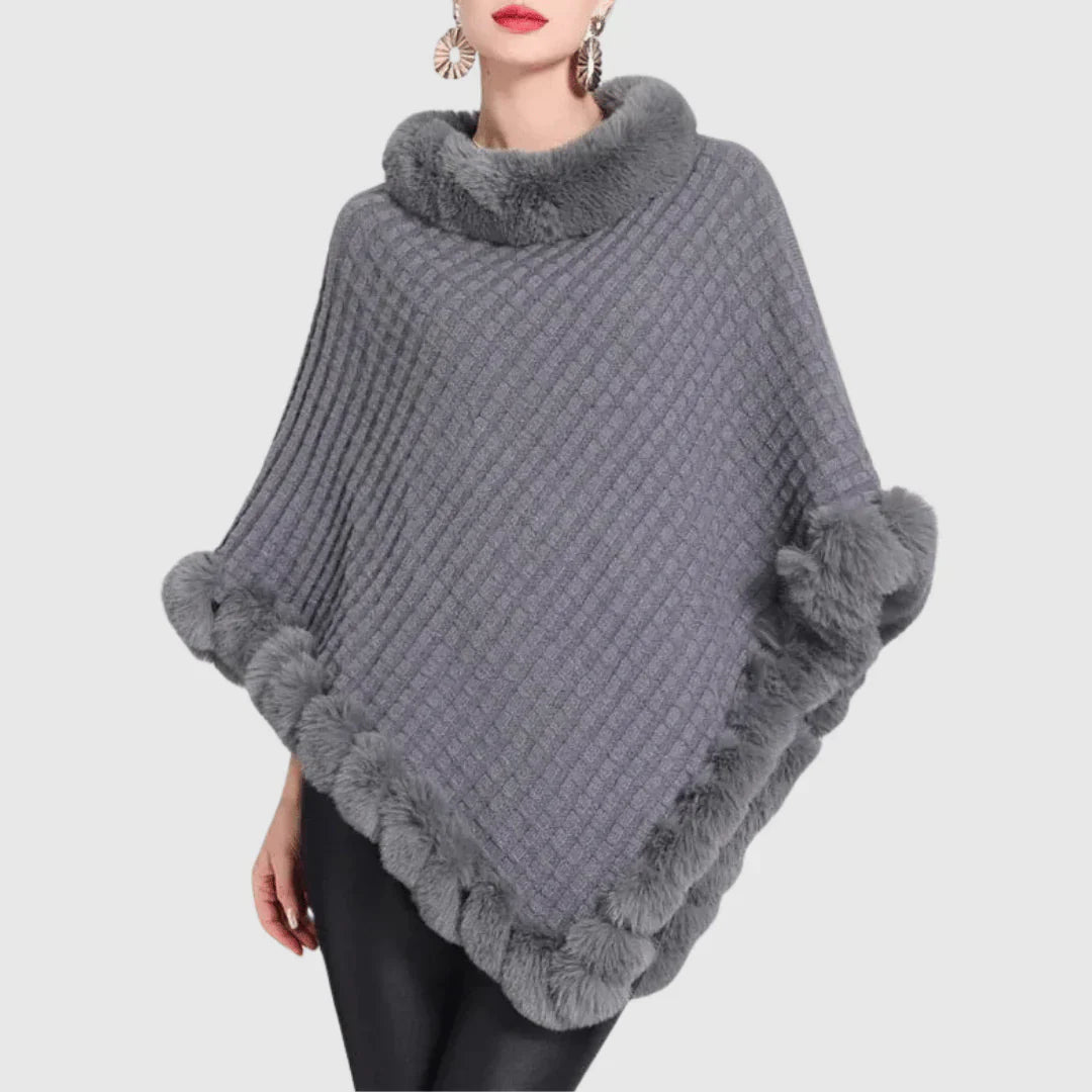 Lilian® | High neck poncho for women