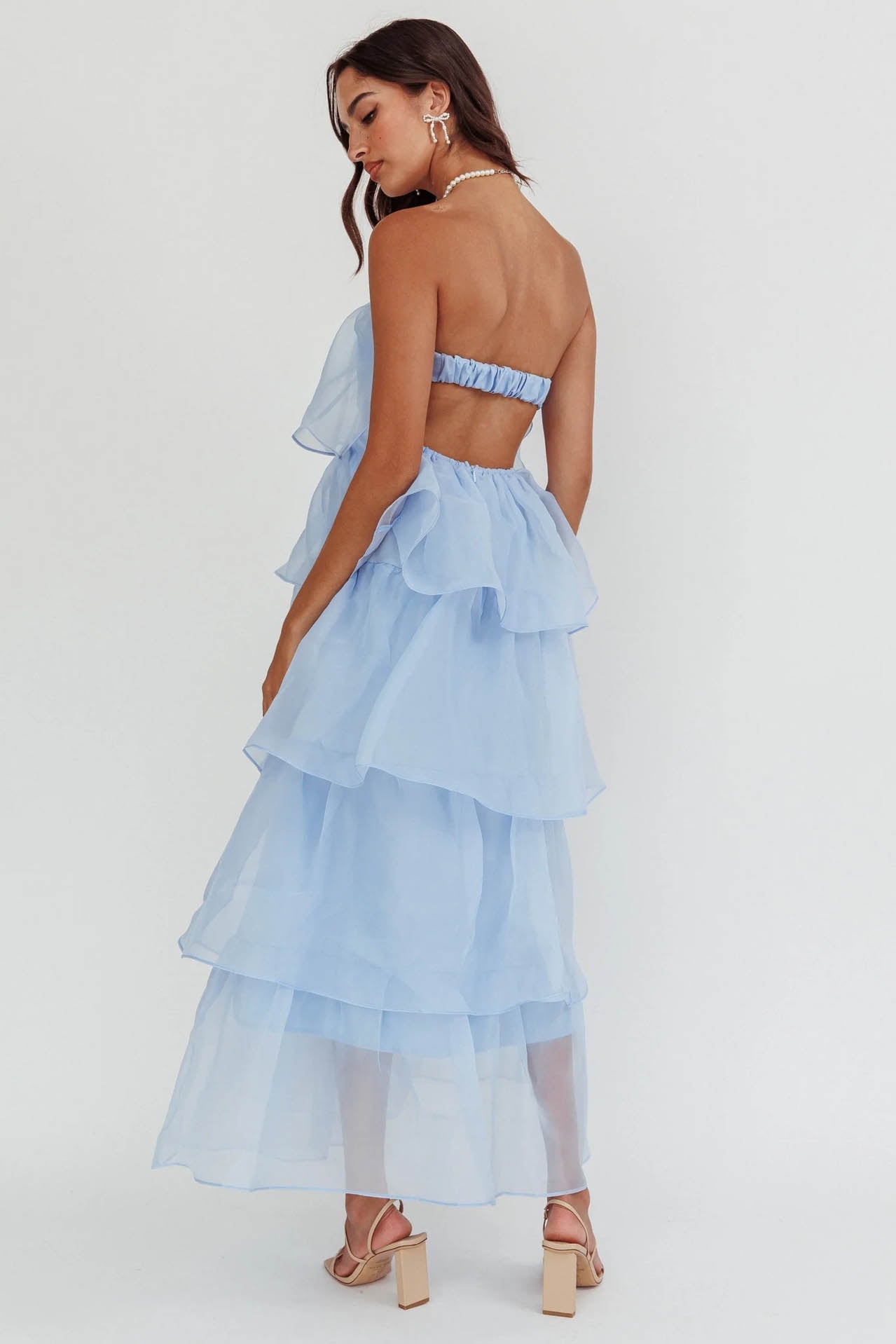 Estefanía® | Sunlit Ruffle Cascade Dress