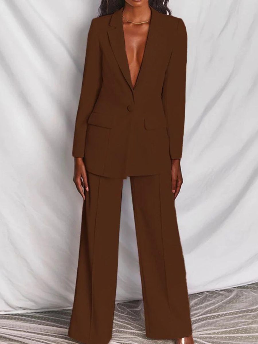 Rosalía® | Blazer And Trousers Set For Women'S Business Dress