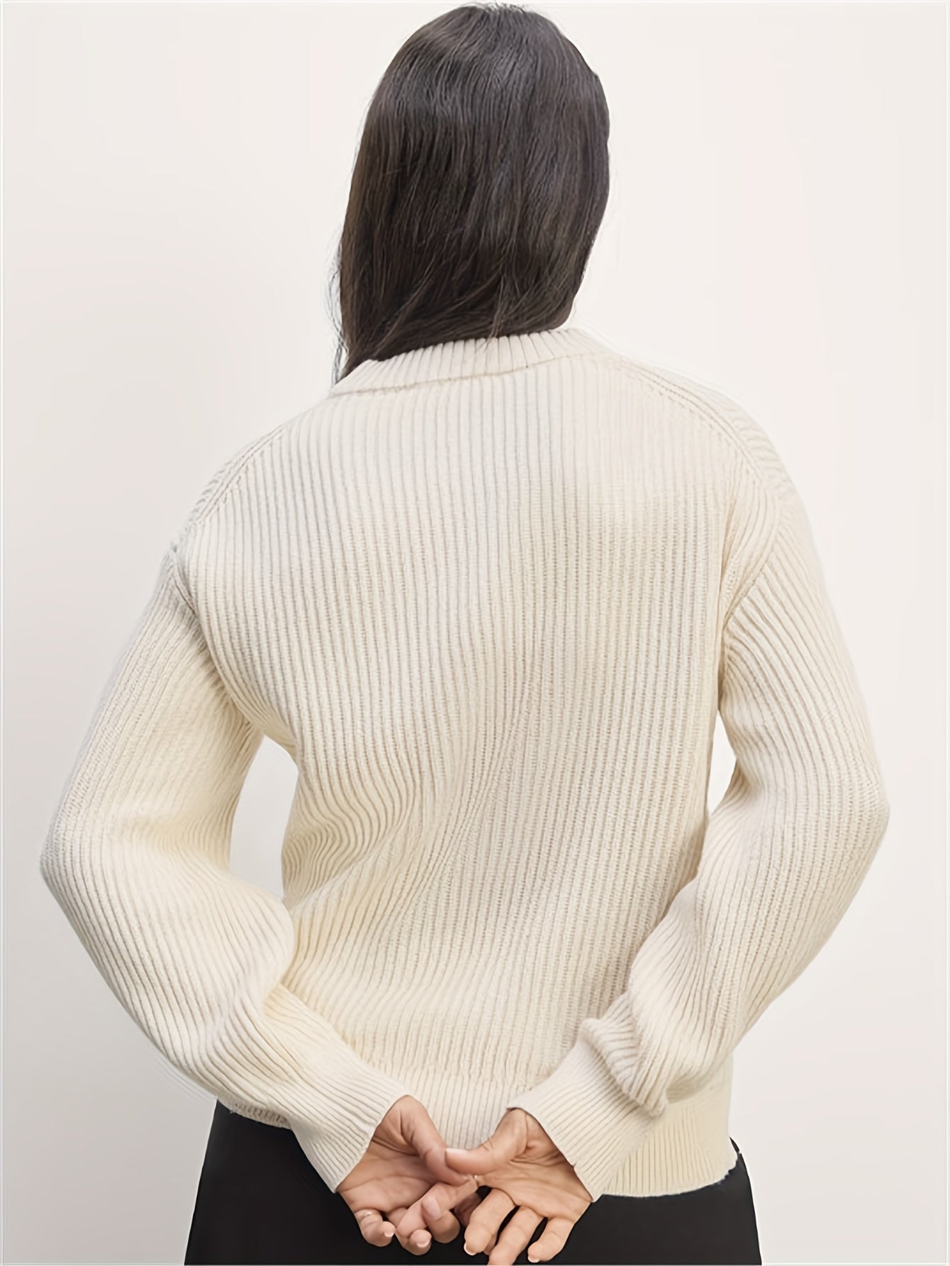 Zaida | Wide vintage sweater with a crew neck