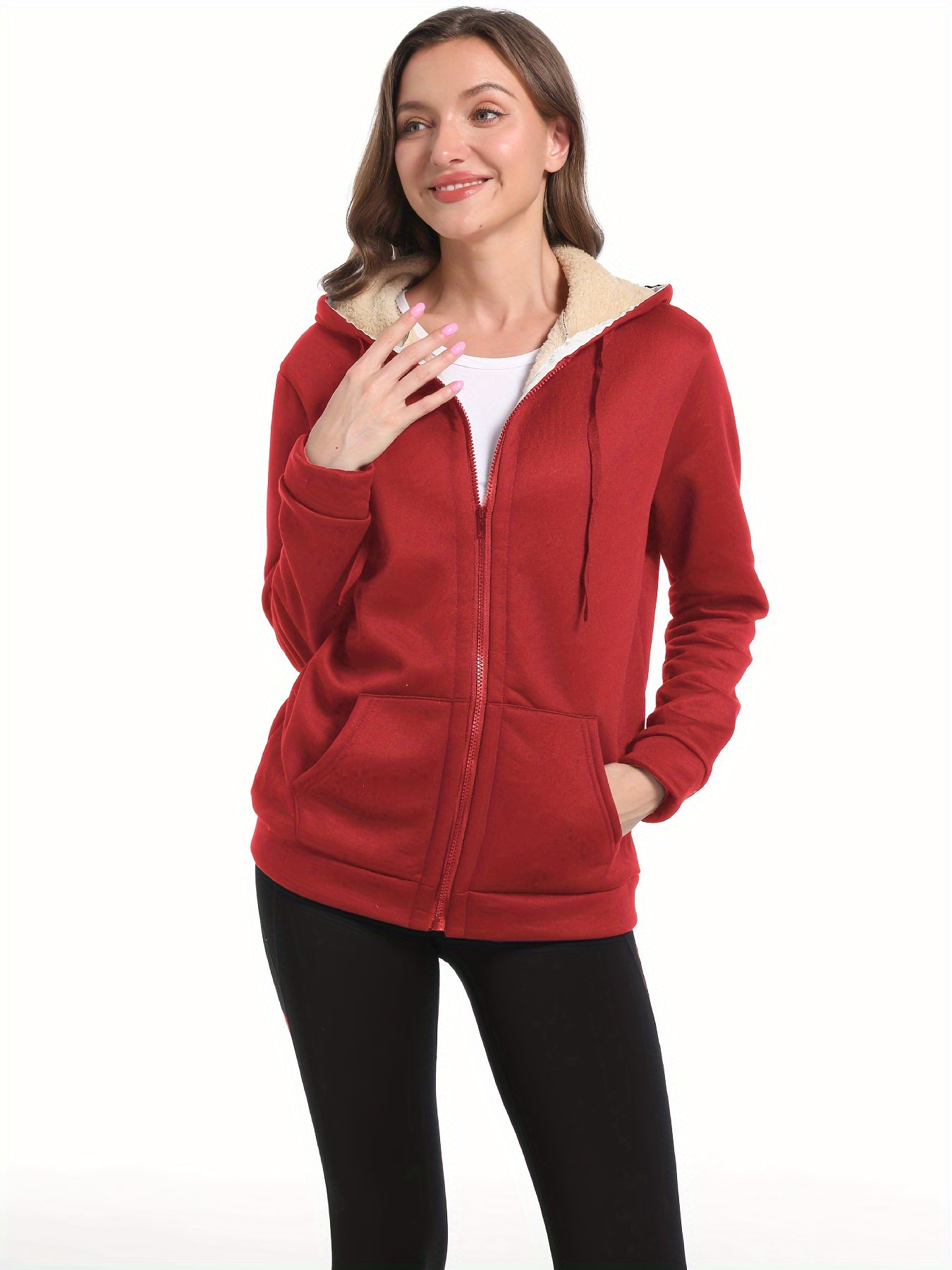 Carolina | Zipper hoodie, stylish and warm