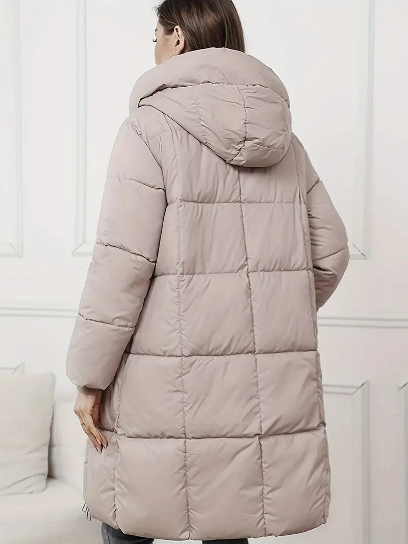 Lucrecia | Long down jacket with hood