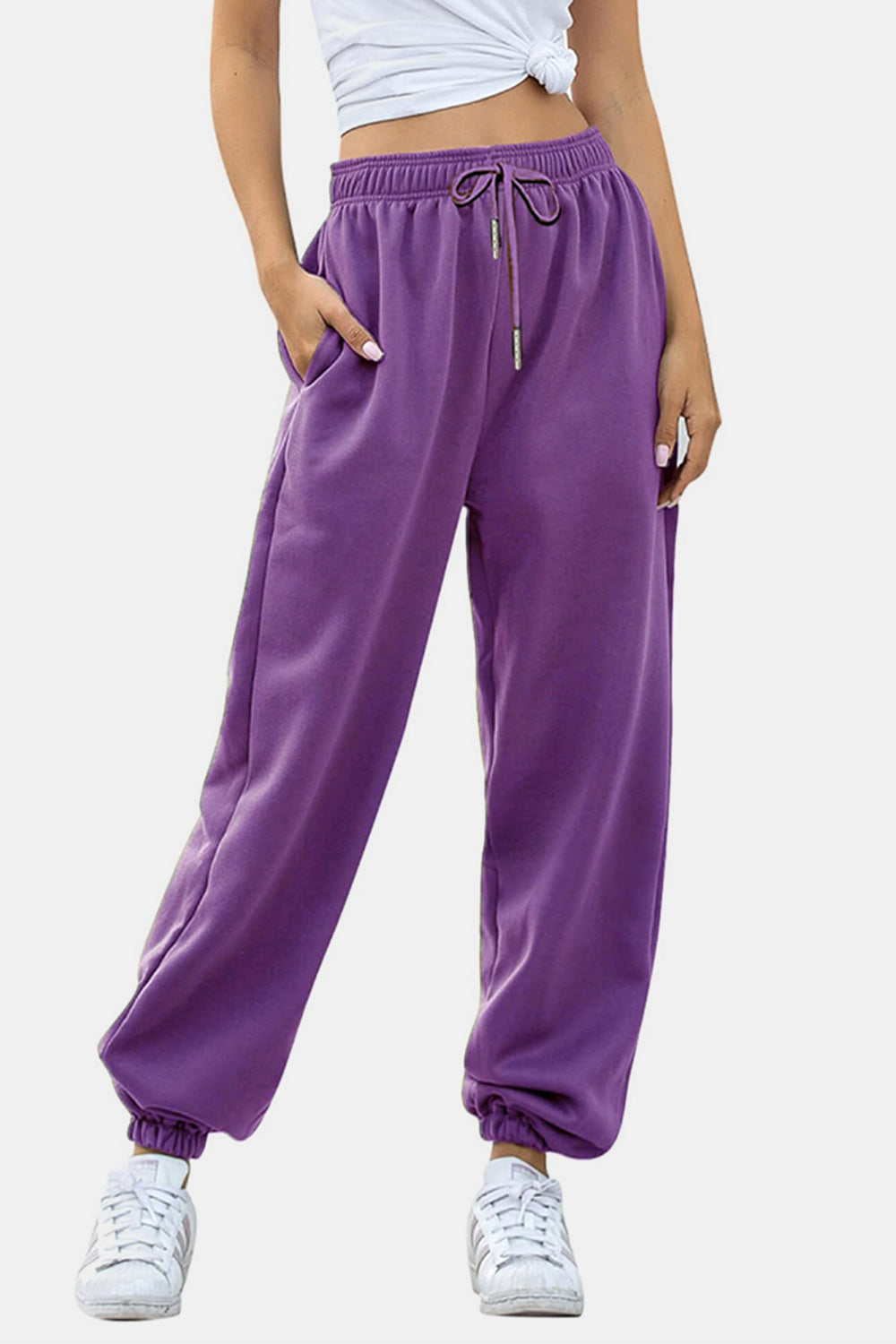 Angela | Jogging pants with elastic waistband and pockets
