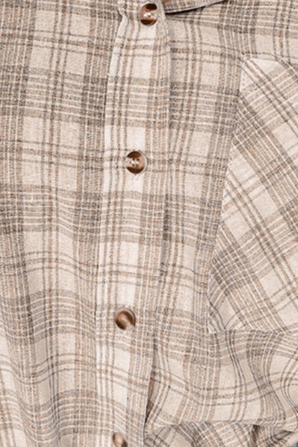 Carolina | Hooded jacket with drawstring and buttons