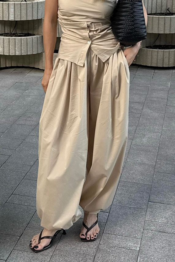 Street Fashion Cotton Lantern Loose Casual Pants