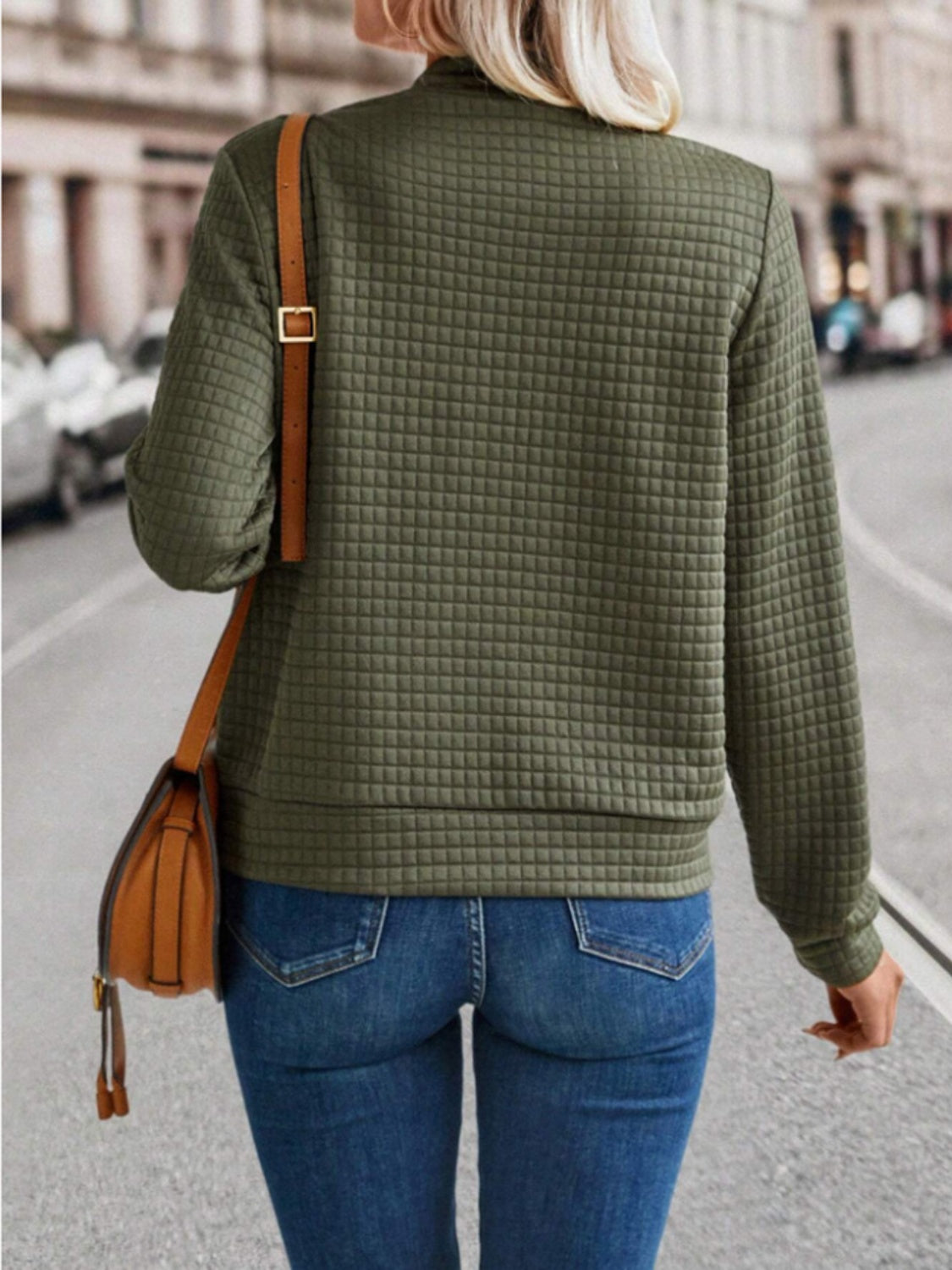 Sigrid | Long sleeve jacket with zip