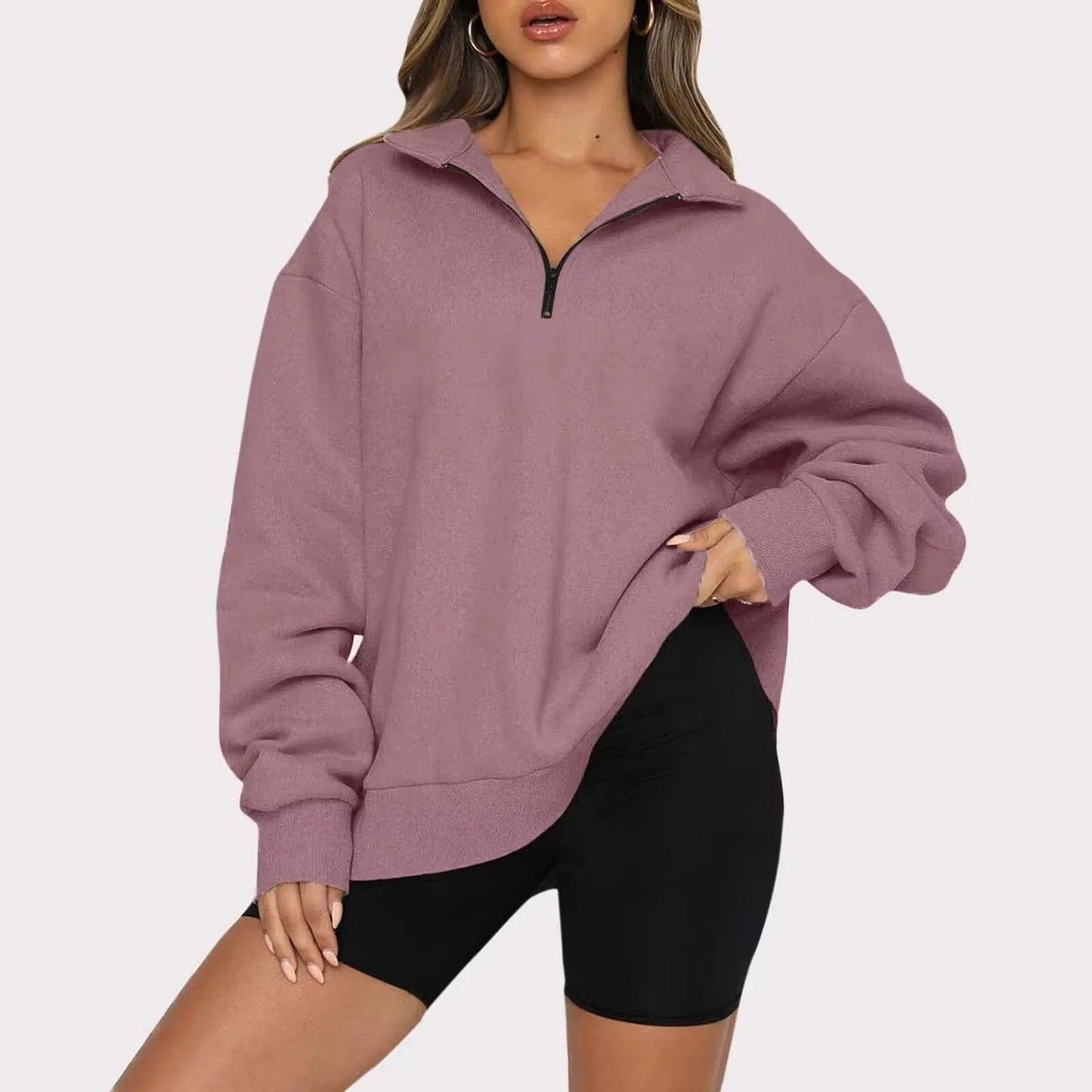 Josefa | Casual women's sweater with zip