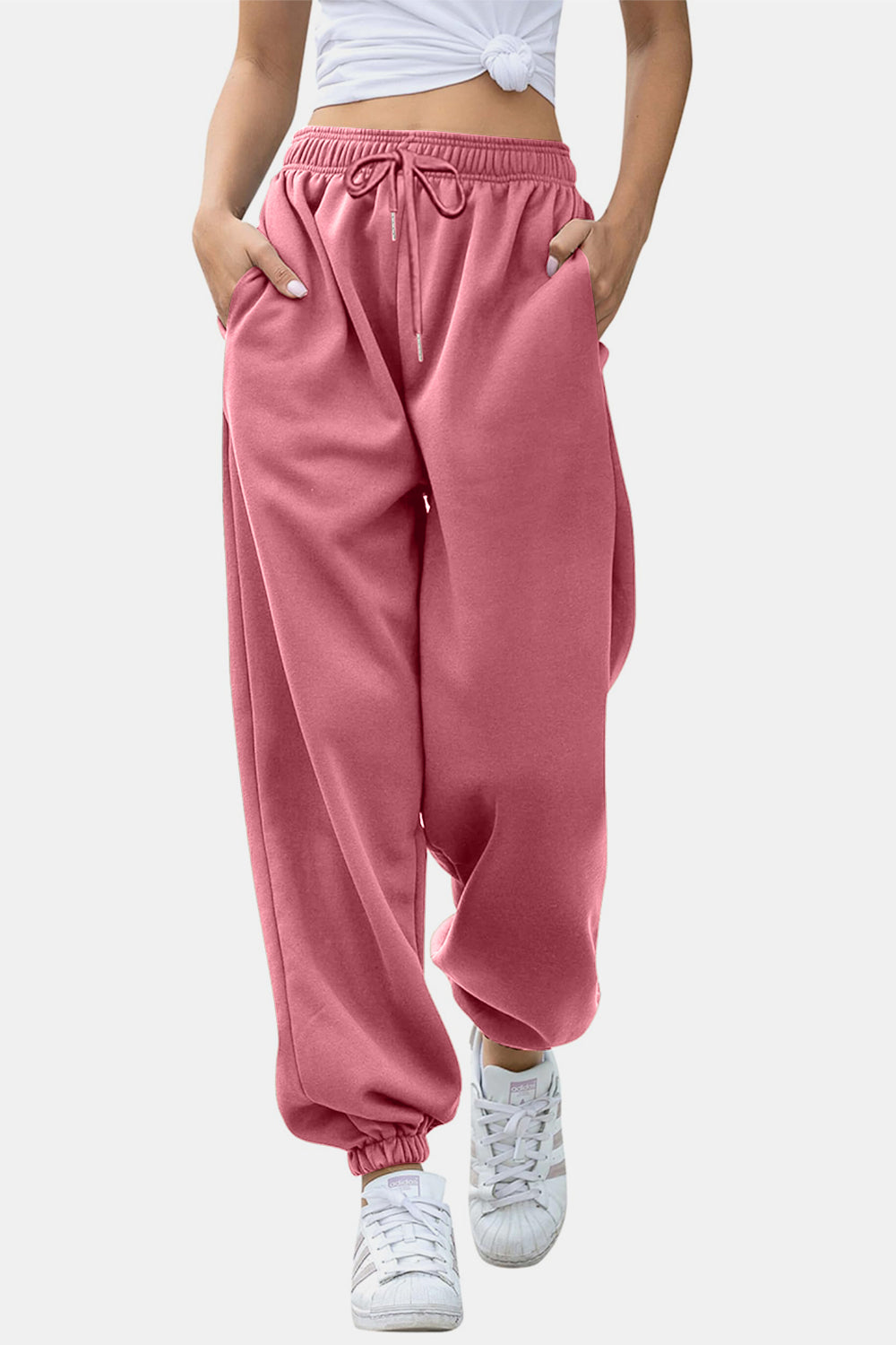 Angela | Jogging pants with elastic waistband and pockets