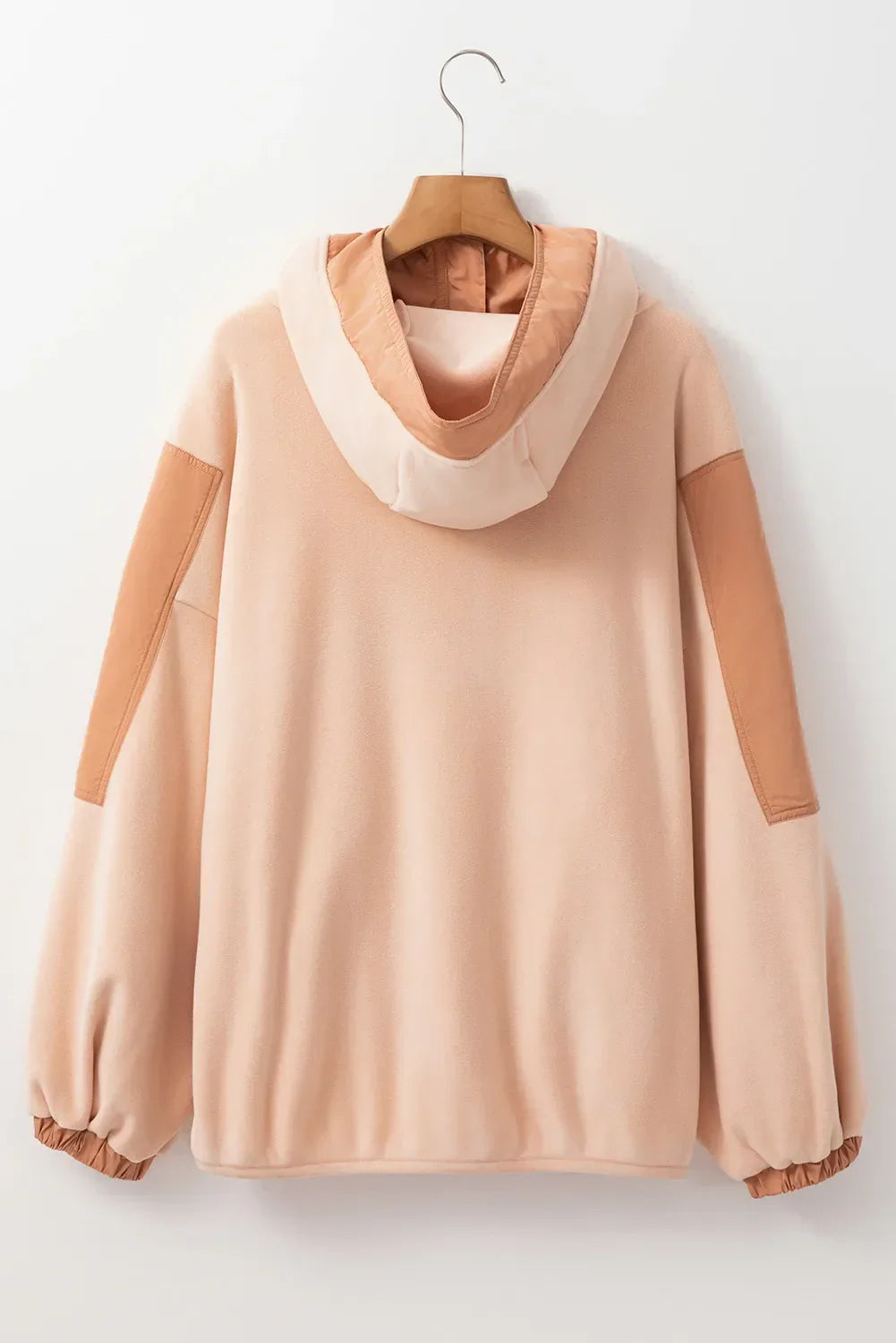 Leire | Color block, long sleeve, half zip hoodie