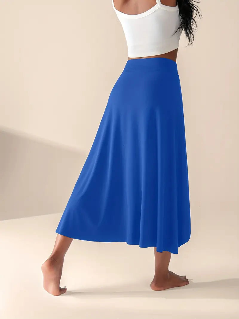 Luciana® | High Waist Slit Skirt With Pockets