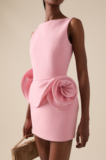 Chic Floral Embellished Party Dress