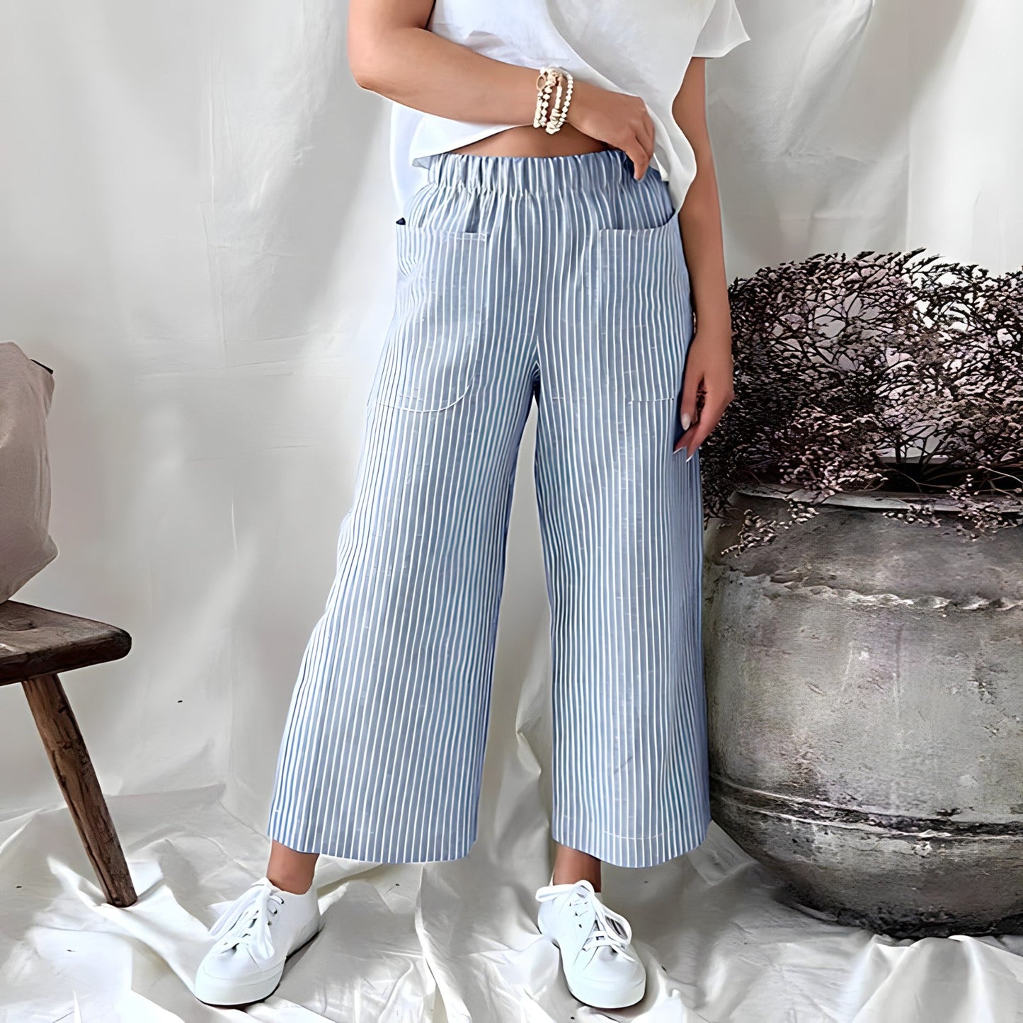 Adina® | Striped trousers for women
