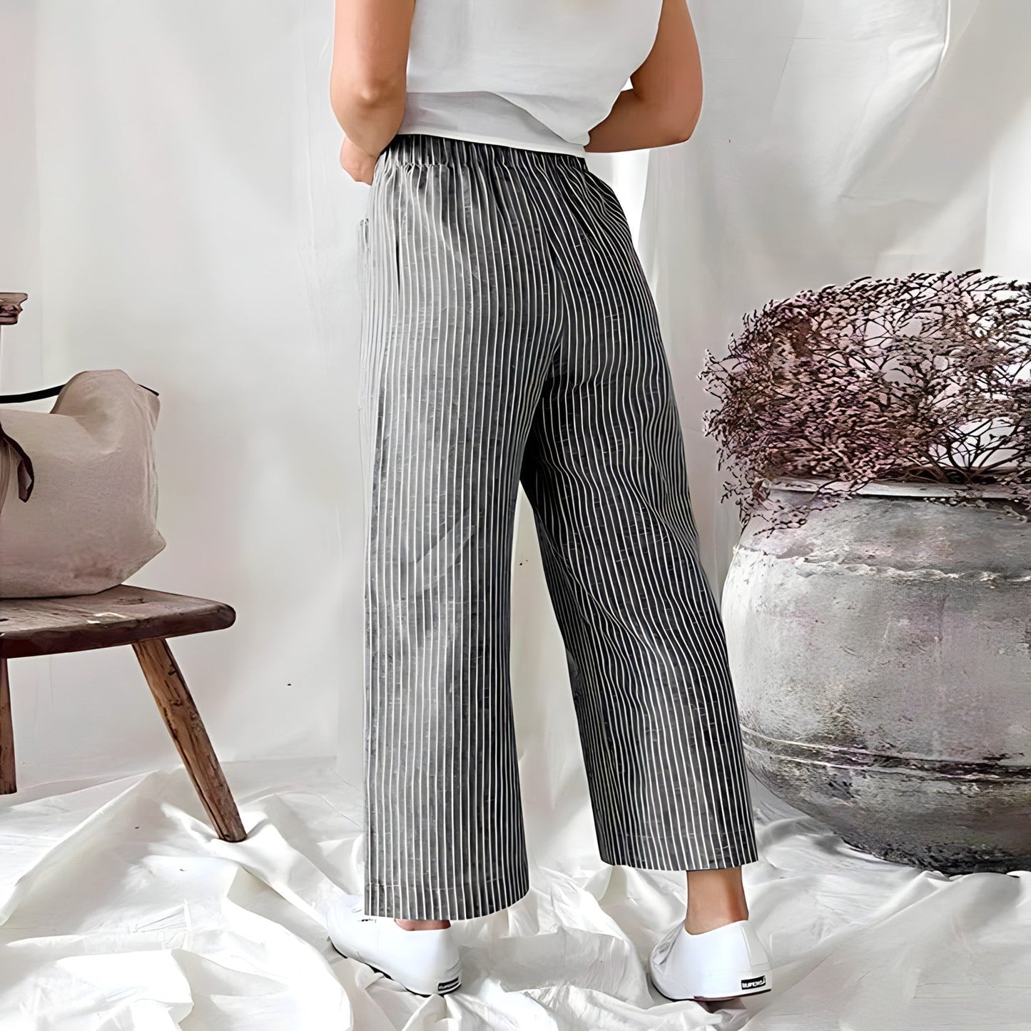 Adina® | Striped trousers for women