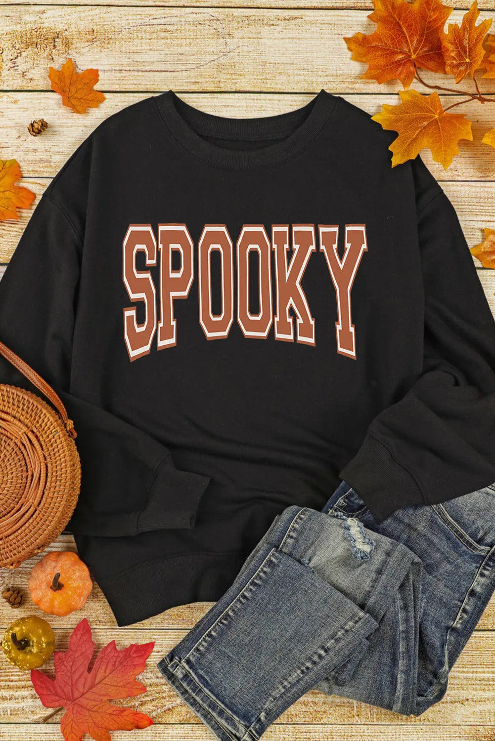 Margarita | Creepy long-sleeved crew neck sweatshirt