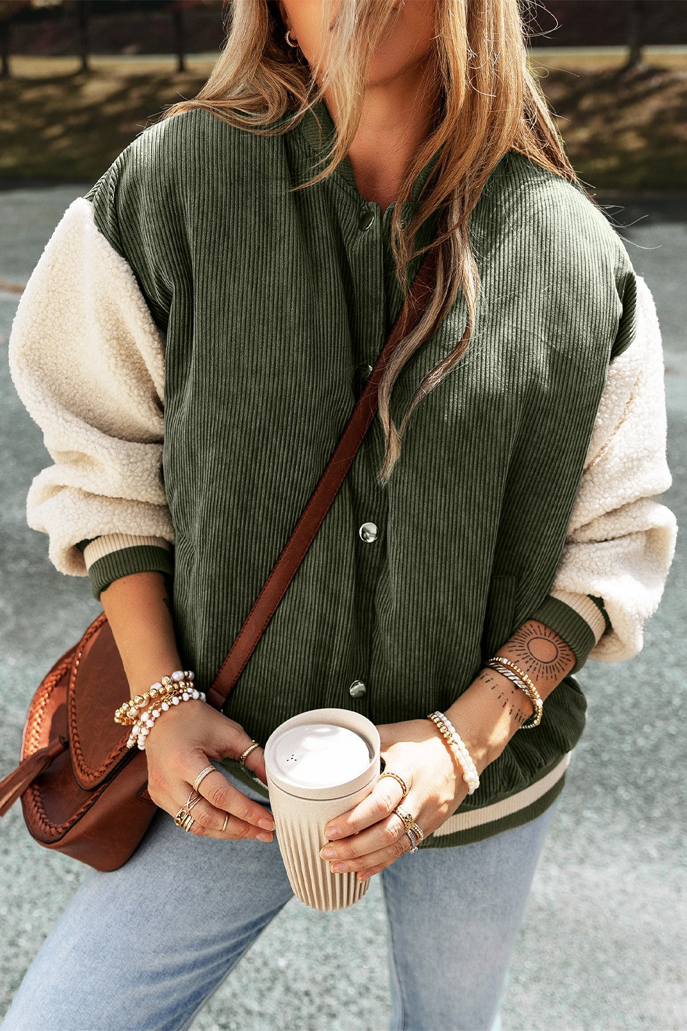 Gerda | Jacket with dropped shoulders and long sleeves