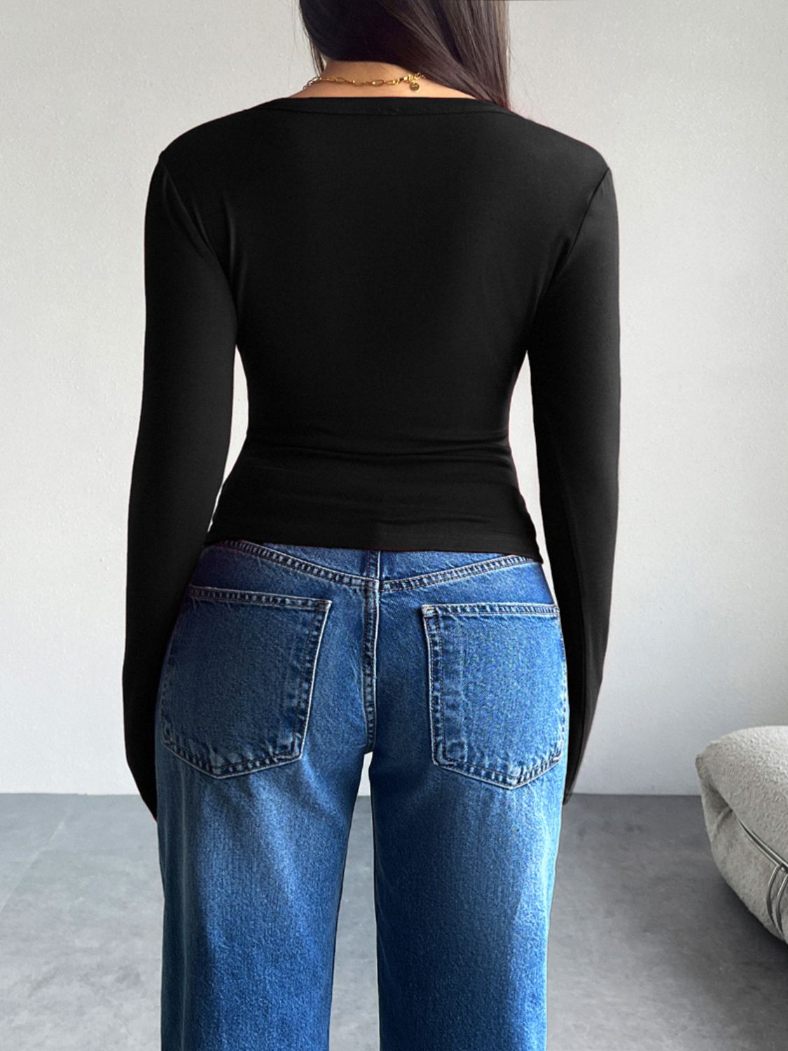 Josefa | Long sleeve t-shirt with buttons