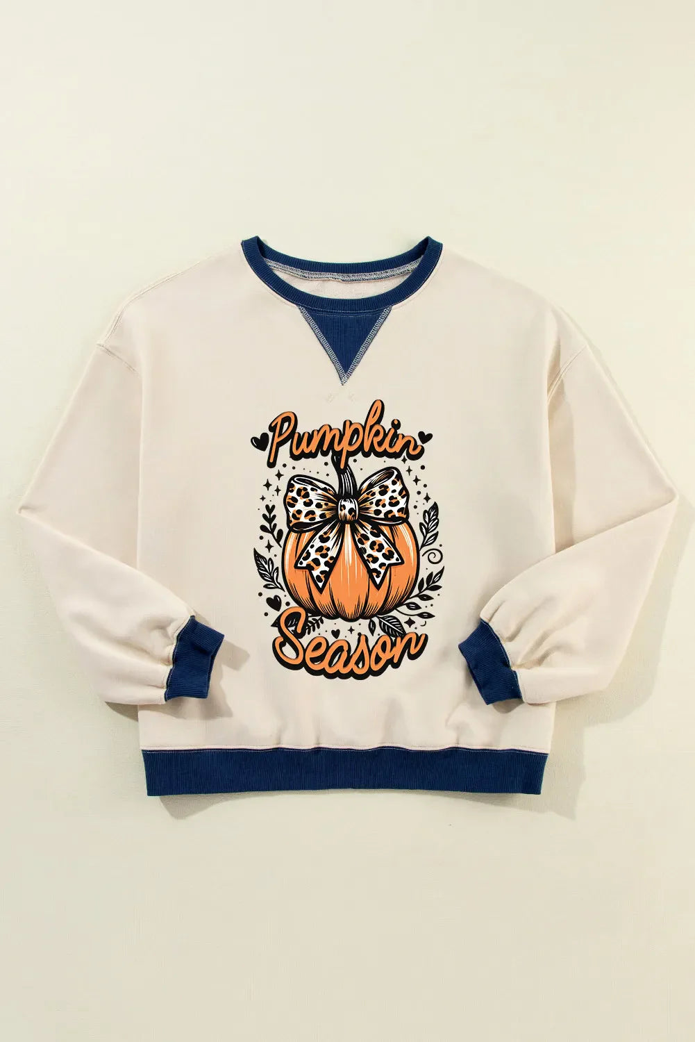 Lara | Long-sleeved sweatshirt with a pumpkin graphic