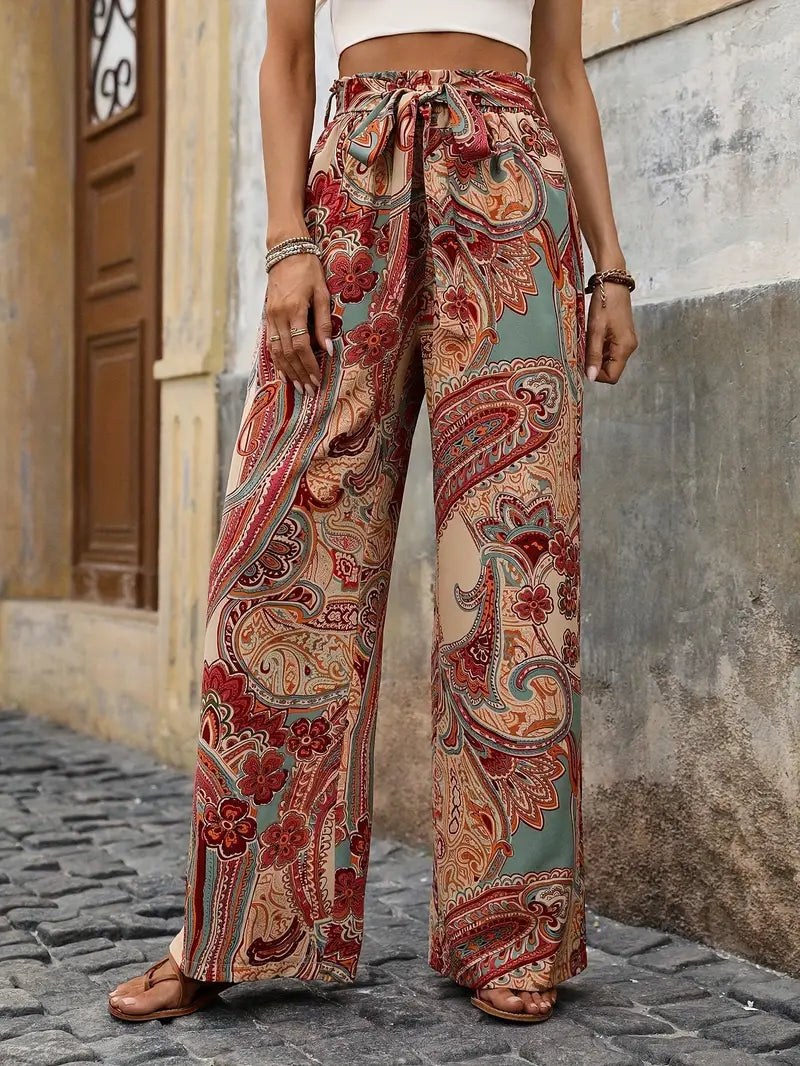 Leila® | Boho Straight Pants