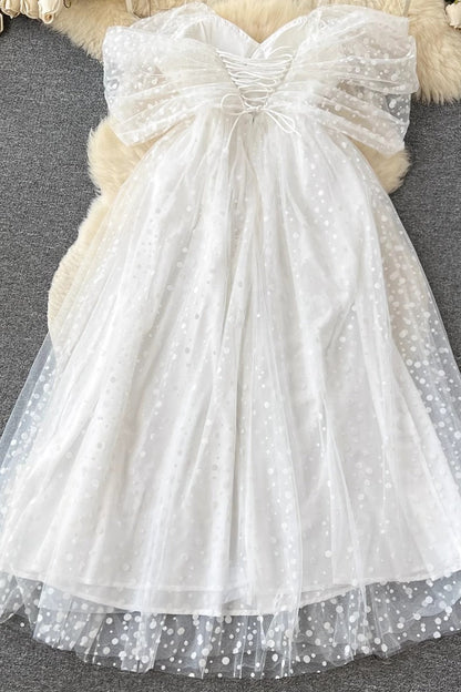 Elegant V-Neck Raglan Sleeve Midi Party Dress