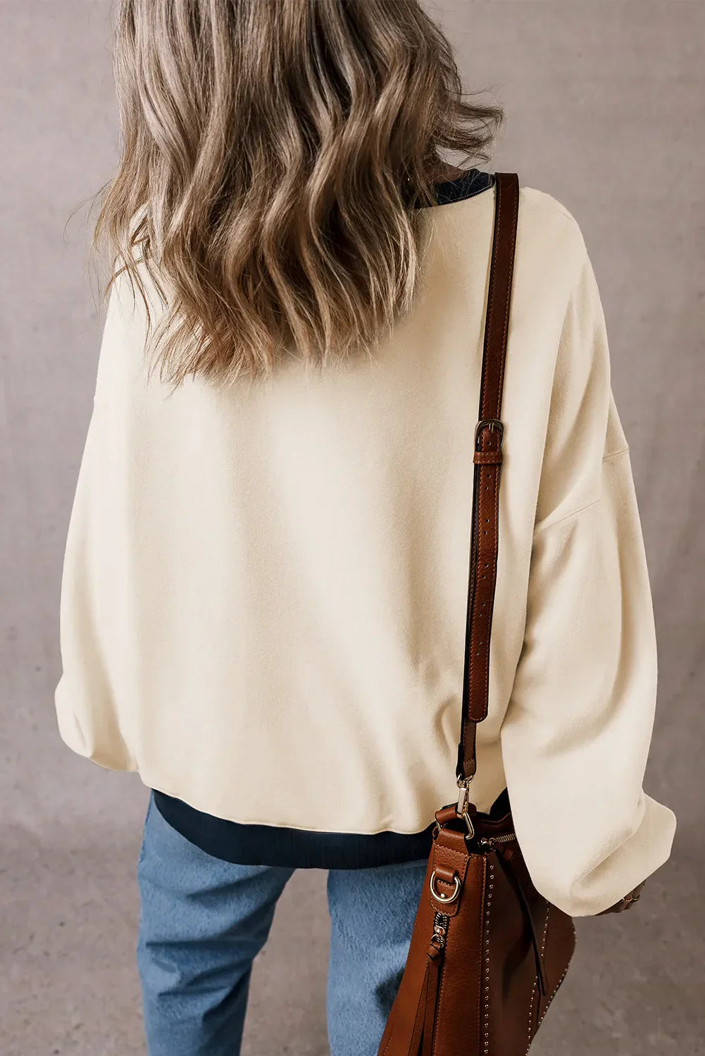 Lara | Long-sleeved sweatshirt with a pumpkin graphic