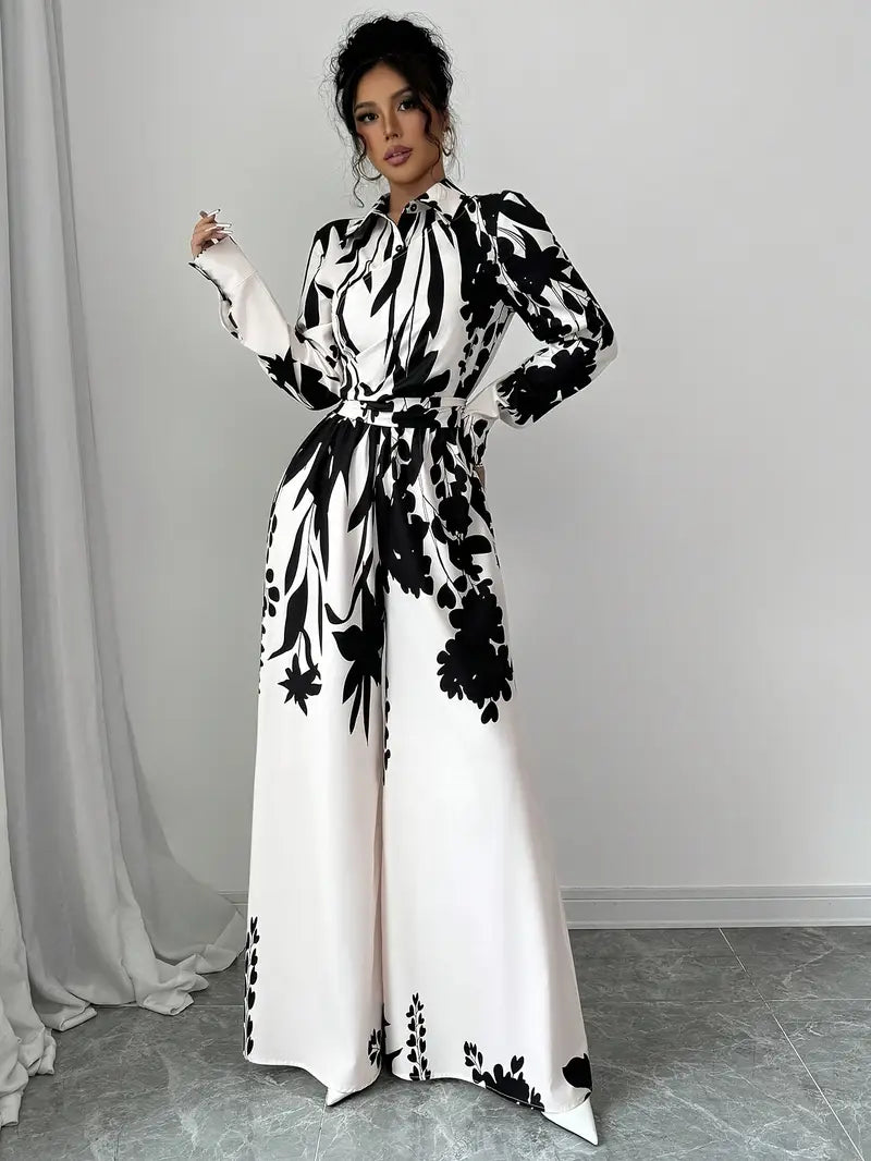 Sole® | Floral Wide Leg Jumpsuit