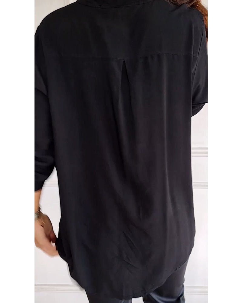 Juana® | Women'S Button-Front Blouse With Sequin Trim