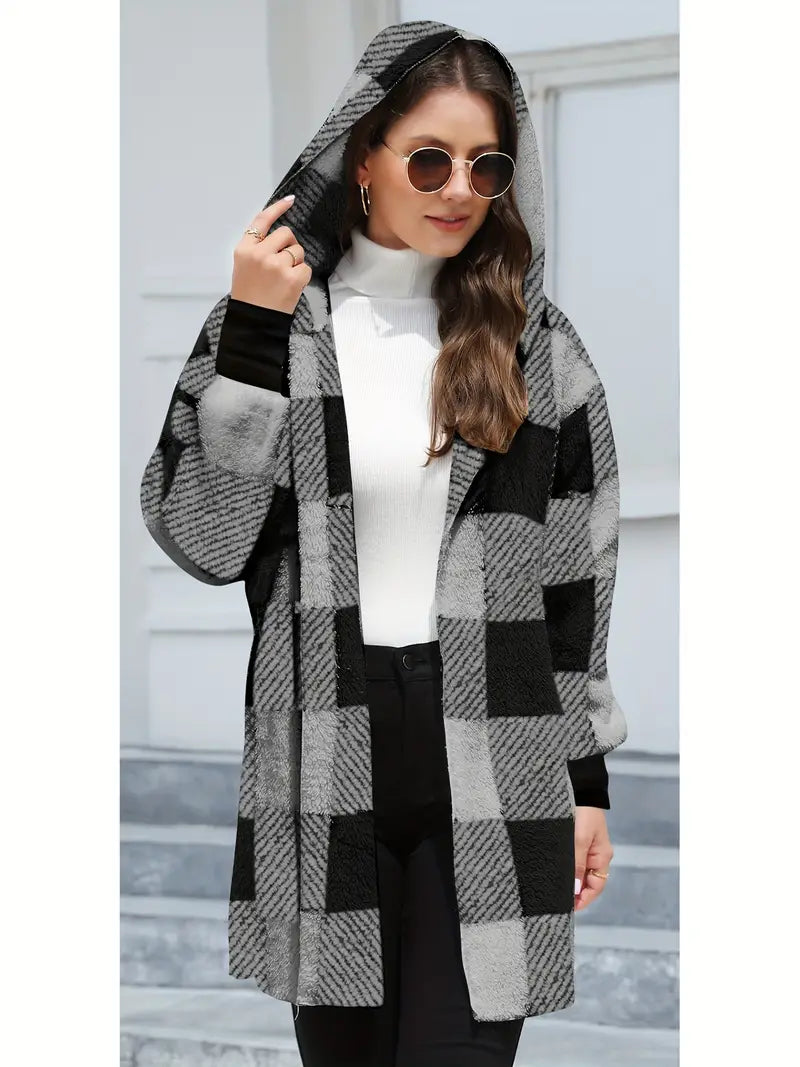 Carmen | Soft plush hooded cardigan