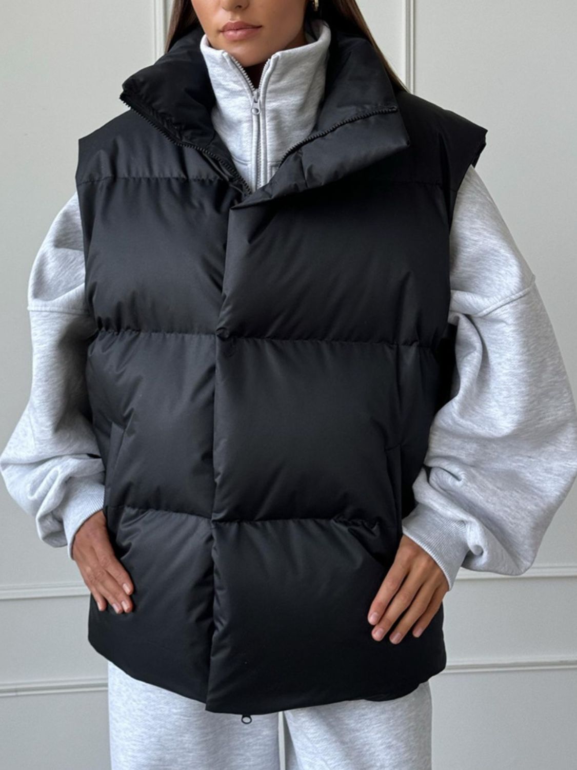 Rocio | Zip-up turtleneck sweater
