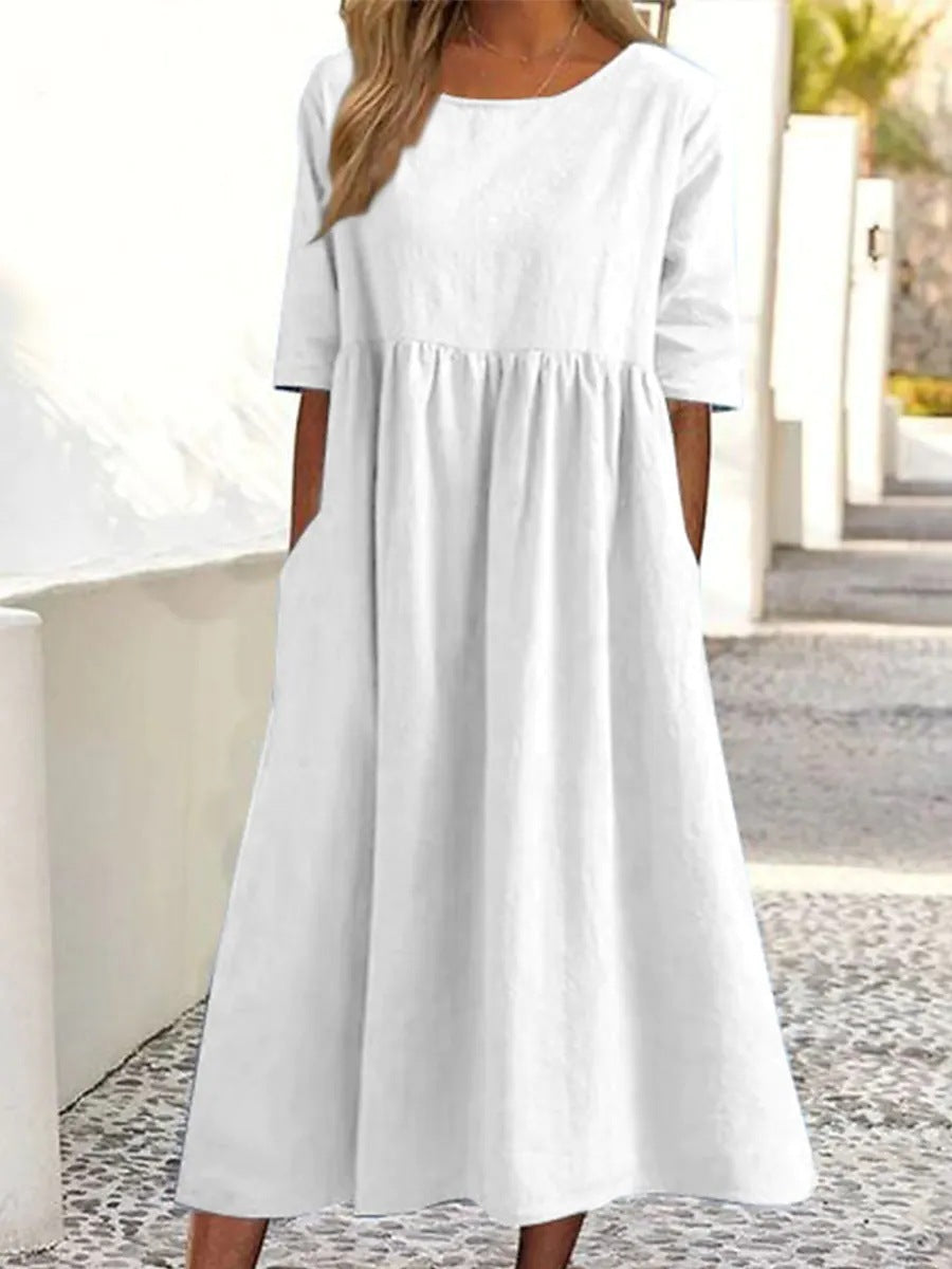 Veronica® | Midi Dress With Three-Quarter Sleeves