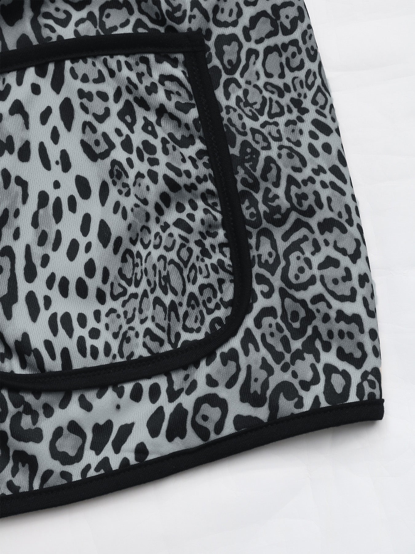 Fiona | Perfee leopard long sleeve open front jacket