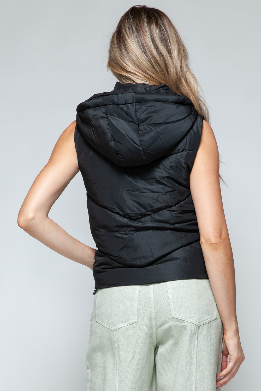 Esther | Snobish quilted hooded zip-up vest