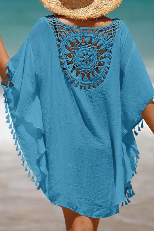 Crochet Cover Up Boho Dress