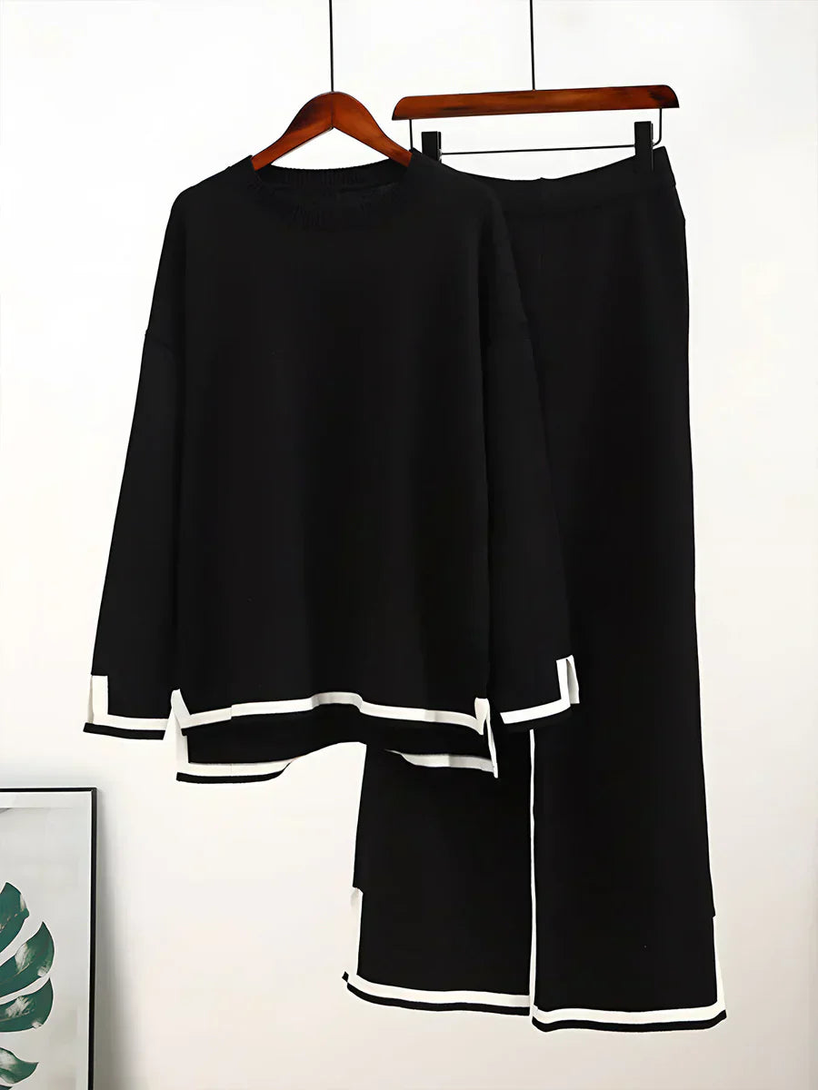 Elisa | Elegant stretch knit set to stay at home