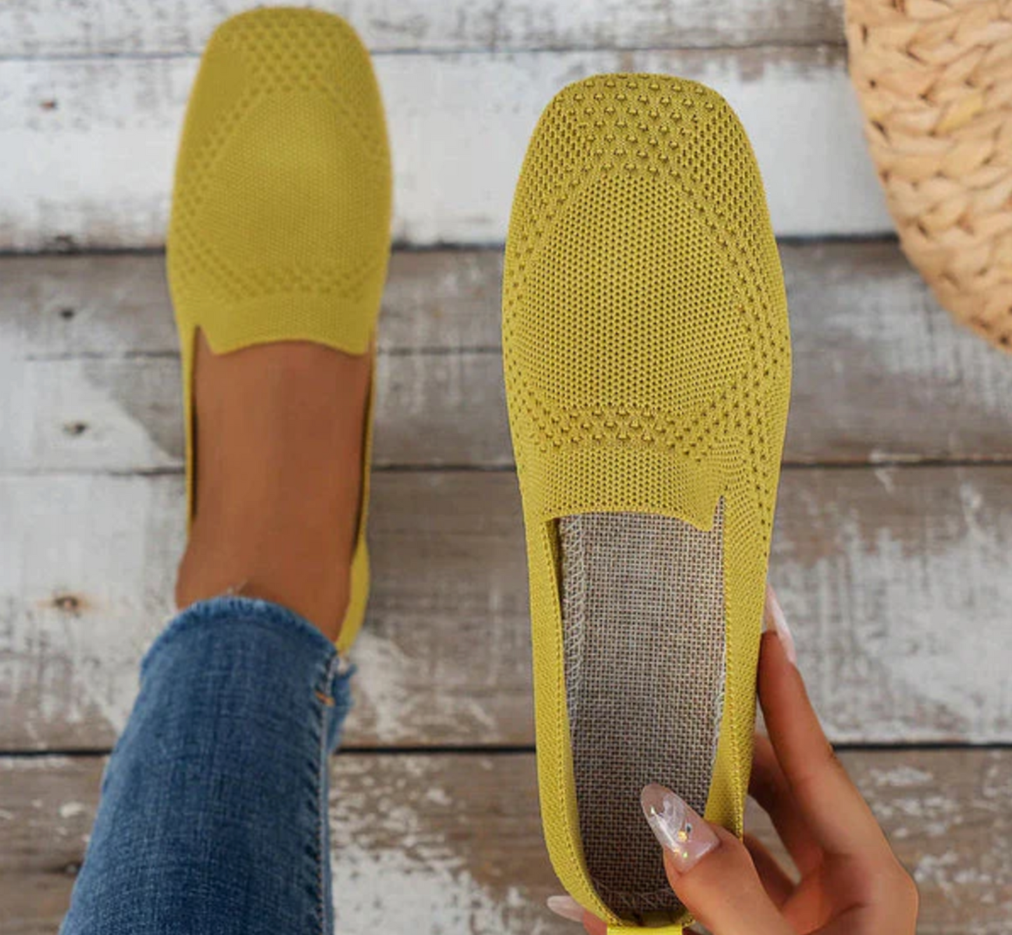 Gaia® | Comfortable Knitted Flat Shoes