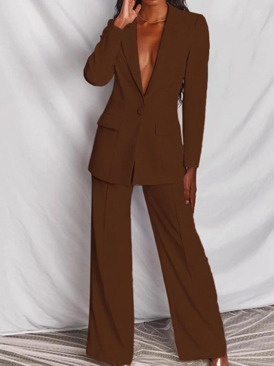 Rosalía® | Blazer And Trousers Set For Women'S Business Dress