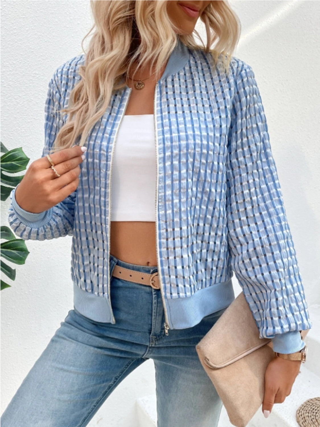 Kirsten | Long sleeve jacket with zip