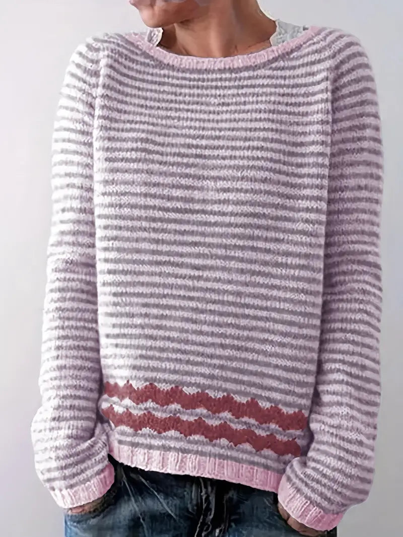 Herminia | Striped women's sweater