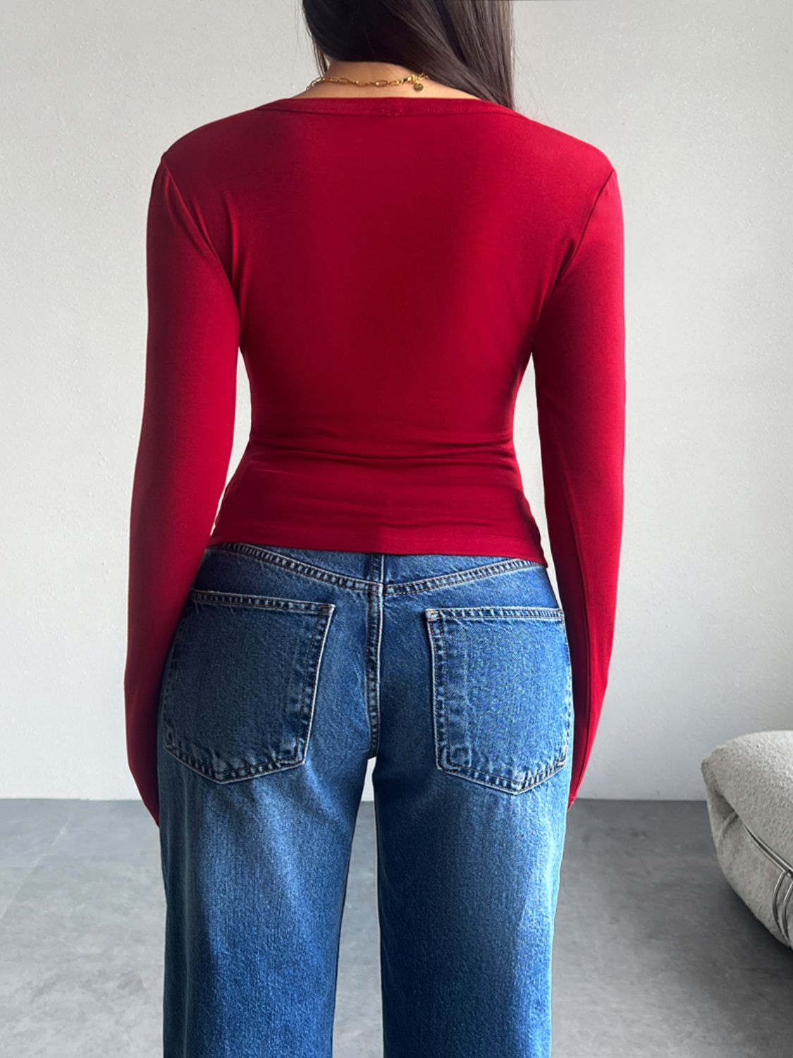 Josefa | Long sleeve t-shirt with buttons