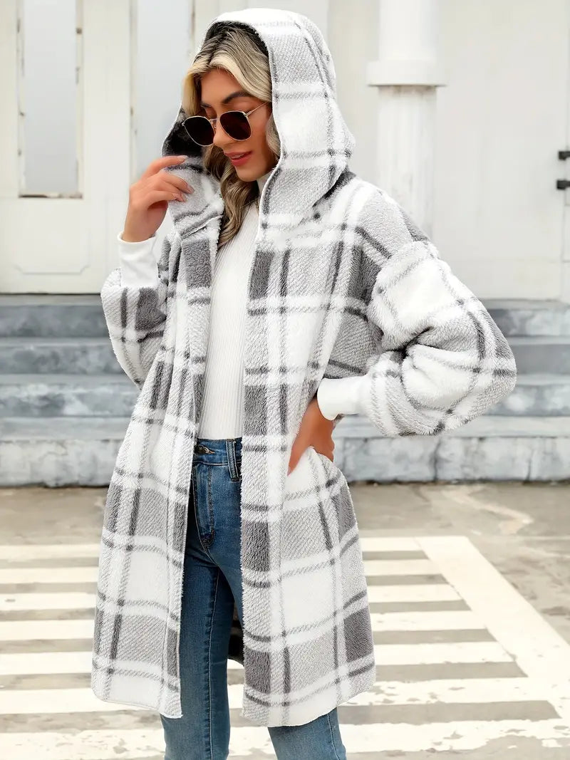 Carmen | Soft plush hooded cardigan